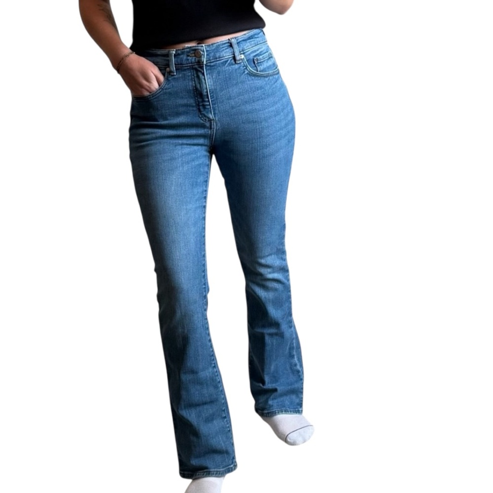 LOFT Women's Blue Boot Cut Jeans Size 27/4 - Picture 8 of 9